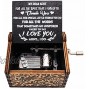Jusitakeet You are My Sunshine Music Box Gift for Aunt Wooden Engraved Music Box UZC-wtop