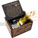 Jusitakeet You are My Sunshine Music Box Gift from Mom to Daughter Wooden Engraved Music Box UZC-AE