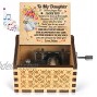 JYPLKCMT Daughter Gifts from Mom Mother | Wooden Music Box for Daughter from Mom | You are My Sunshine Music Box | Birthday Mother's Day to Daughter Women Girls
