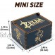 N \ A The Legend of Zelda Music Box Hand Crank Musical Box Carved Wooden Music Boxes Mini Size Play Song of Storms from Ocarina of Time