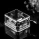 Pursuestar Acrylic Clear Hand Crank Music Box for Mom Dad Daughter Son Unique Best Gifts for Birthday Christmas Thanksgiving Wedding Valentine Anniversary Happy Birthday