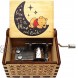 ukebobo Wooden Music Box The Pooh Saying Music Box Gift for Friend Christmas Holiday New Year 1 Set 13