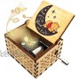 ukebobo Wooden Music Box The Pooh Saying Music Box Gift for Friend Christmas Holiday New Year 1 Set 13