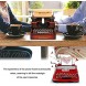 WIOR Typewriter Music Box Vintage Music Box with Drawer Switch and Card Mini Typewriter Model Desktop Ornament for Jewelry Storage on Christmas Birthday Valentine's Day Festivals