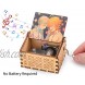 Wood Musical Box The Promised Neverland Music Box Wooden Musical Instrument with Melody Isabella’s Lullaby Gift for Birthday Anniversary Holiday Style 1