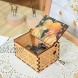 Wood Musical Box The Promised Neverland Music Box Wooden Musical Instrument with Melody Isabella’s Lullaby Gift for Birthday Anniversary Holiday Style 1