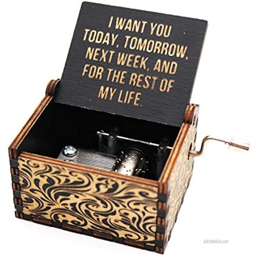 Wooden Music Box – Gifts for Girlfriend Boyfriend Wife Husband Lover Love Ones – 1 SetNext-tl