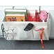 Frjjthchy Bedside Organizer Caddy Hanging Storage Container for Dorm Apartments White