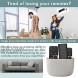 Jordan & Judy Magazine Holder For Hole-free Wall Storage Adhesive Wall-mounted Remote Control Holder Mail Holder Wall File Holder Hanging Wall Organizer Gray L6.3×2.9×3.1 inches