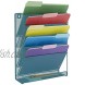Mind Reader MAGSTACK-TUR bookcases 12.75 L x 4.25 W x 16 H inches Turquoise 6 Comp