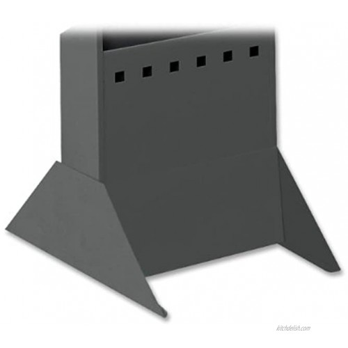 Safco Products 4323BL Steel Base for Steel Magazine Rack sold separately Black