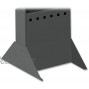 Safco Products 4323BL Steel Base for Steel Magazine Rack sold separately Black