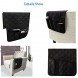 TALC Non-Slip Sofa Recliner Remote Control Holder Waterproof Soft Sofa Chair Couch Armrest Organizer with 7 Pockets Armchair Caddy for Tablets Phones Book Magazines Ipad Remotes -2 PacksBlack