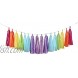 Autupy 35 PCS Rainbow Tissue Paper Tassel DIY Party Garland Decor for All Events & OccasionsUnicorn Pastel