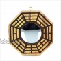Better us Feng Shui Wood Bagua Mirror 4 Inch Concave