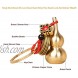 Kingzhuo 2 Pieces Wu Lou Key Chain Beautiful Gourd Keychain Lucky Keychain Set with Feng Shui Coins Solid Key Rings for Good Luck Prosperity Can Put a Lucky Note Inside Cute Keychain Quality Brass