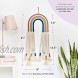Large Macrame Rainbow Wall Hanging Cute + Colorful Boho Rainbow Decor | Rainbow Playroom Decor Your Kids Will Love | Add Some Fun to Your Rainbow Nursery Bedroom or Playroom | 8.5 W x 21 H