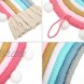 Tocawe New Rainbow Wall Decor Macrame Wall Hanging Macrame Woven Decorative for Kids Room,Cute Wall Decor Nursery Decoration,Suitable for Festival Ornaments Toddler gifts,Wedding Blue