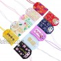 VOSAREA 10pcs Japanese Omamori Amulet Good Luck Charms Hanging Sachet for Blessing Health Fortune Wealth Success Assorted Color