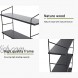Floating Shelves Wall Mounted Industrial Metal Frame Wood Wall Storage Shelves for Bedroom Living Room Bathroom Kitchen Office and More 3 TierBlack