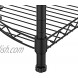 King Global 3-Tier Corner Wire Shelf Stand Kitchen Organizer Adjustable Storage Rack Stainless Steel,12 W x 12 D x 23.6 H Black 121223.6
