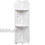 MOONAZA Corner Shelf 3-Tier Plant Stand Corner Shelves for Bedroom Bathroom Storage,White Corner Shelf for Small Spaces
