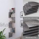 Nova Furniture Group 5 Tiers Floating Wall Mount Corner Shelf Home Decor Display Shelves