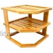 Trademark Innovations Bamboo Shelf Tan