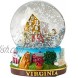 Artisan Owl Virginia State Iconic Images 65mm Souvenir Water Snow Globe