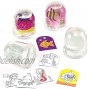Baker Ross ET437 Sealife Color in Snow Globes Box of 4 Creative Art and Craft Supplies for Kids to Make Assorted