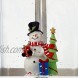 Christmas Snow Globes Musical Gift Box Style Battery Operated LED Lighted Swirling Glitter Water for Christmas Decoration Snowman