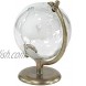 Deco 79 Traditional Glass and Metal Globe Decor 9W x 12H White Gold