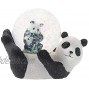 Elanze Designs Panda Bear Mommy and Cub Figurine 45MM Glitter Water Globe Decoration