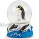 Elanze Designs Playful Penguins Figurine 100MM Water Globe Plays Tune Born Free