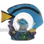 Elanze Designs Royal Blue Tang Fish Figurine 45MM Glitter Water Globe Decoration