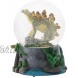 Elanze Designs Stegosaurus Dinosaur Friends 100MM Musical Water Globe Plays Tune Born Free