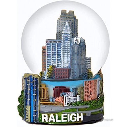 Essential To You Raleigh North Carolina Snow Globe 65 MM Great Gift Glass Globe