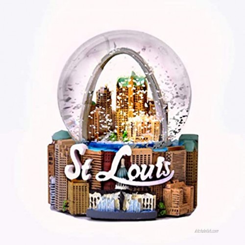 Essential To You St. Louis Colorful Snow Globe 65mm Great Piece