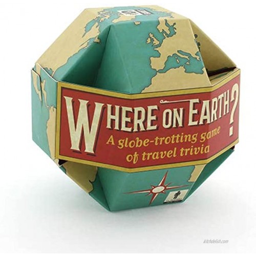 Ginger Fox Where On Earth Geography Travel Trivia Family Card Game Answer Your Way Around The World