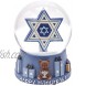 Kurt S. Adler 100MM Musical Hanukkah Star of David Waterglobe Water Globe Multi