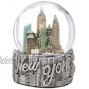 New York City Classic Silver Exclusive Snow Globe 65mm
