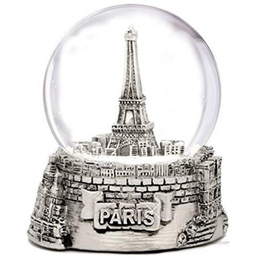 Paris Eiffel Tower Snow Globe Souvenir 3.5 Inches Tall