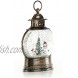 ReLive Christmas Light-Up Snow Globe Lantern Snowman Family