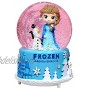 VECU Snow Globe with Music for Kids 3.5 Inch Little Girl Llluminated Automatic Snow Home Decor for Girls Kids Gift Musical Resin Glass Style B