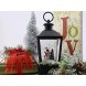 Victory Creative Snowman Lighted Water Globe Lantern 8.75 H Musical Snow Globe with Swirling Glitter Battery Operated & Timer