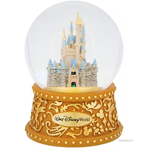 Walt Disney World Castle Musical Snowglobe A Dream is a Wish Your Heart Makes