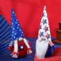 2PACK Patriotic Gnome of 4th of July Decorations Veterans Day American President Election Decoration Uncle Sam Tomte Stars and Stripes Nisse Handmade Scandinavian Ornaments Kitchen Tiered Tray Decor