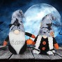 Docuwee 2 PCS Halloween Gnome Doll Handmade Plush Small Gnomes Ornaments Faceless Accessories Plush Standing Dolls Small Gnome Spring Decor Household Holiday Decoration Toys Gifts