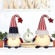 Gehydy Patriotic Gnomes 4th of July Decorations Memorial Day Lights 2021 New Handmade Scandinavian Gnome Farmhouse Figurines Ornaments Independence Day Veterans Day Decorations 13 Inch