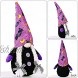 Hotme Purple Gnomes Decoration Handmade Mr and Mrs Gnomes Plush Standing Faceless Dolls for Home Decoration Ornament Gifts of Halloween Party Festival Birthday Holiday 2pcs